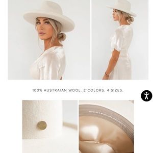 Gigi pip Cara Loren pencil brim hat